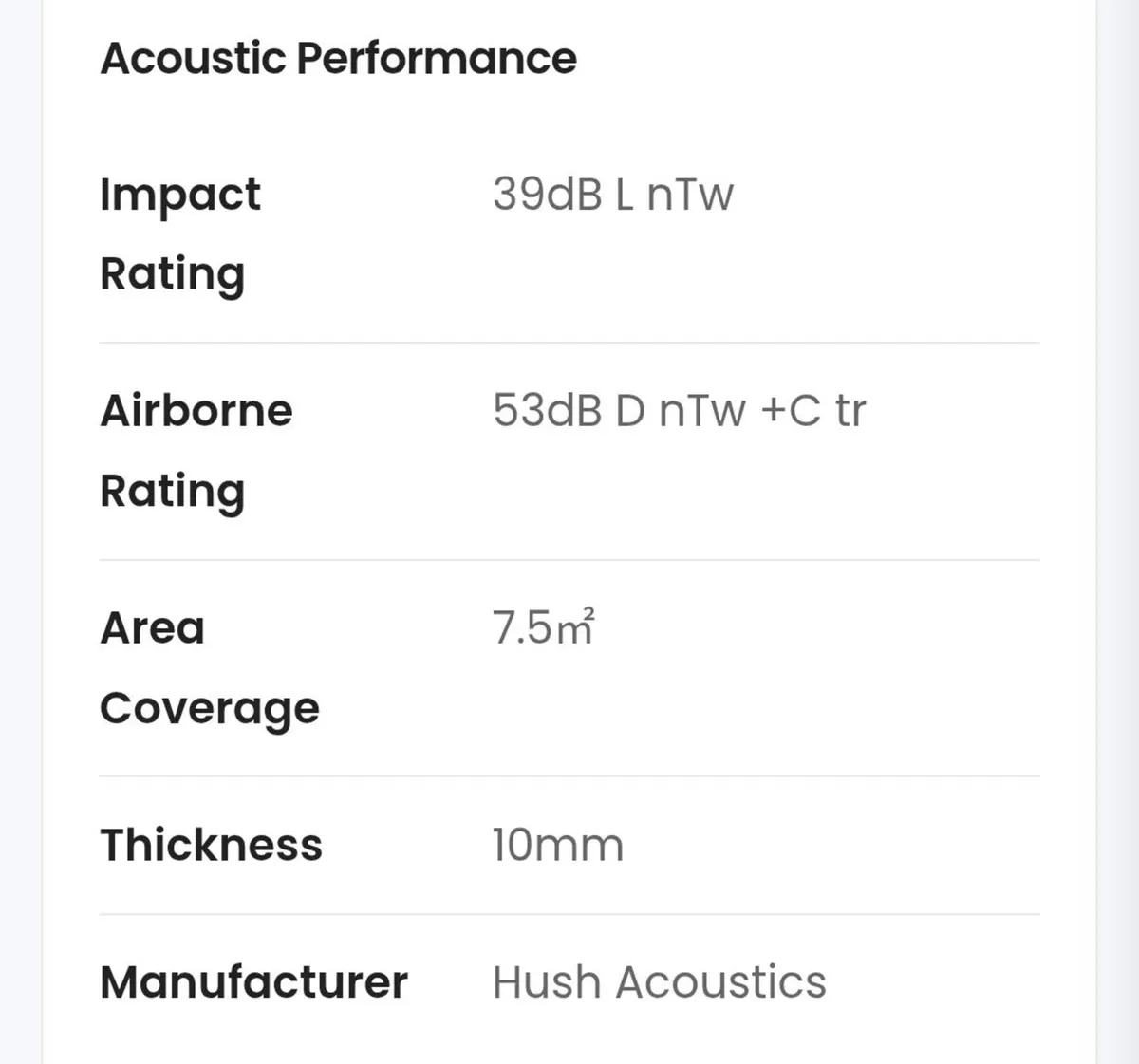 10mm Hush FFR Resilient Acoustic Underlay - Image 3