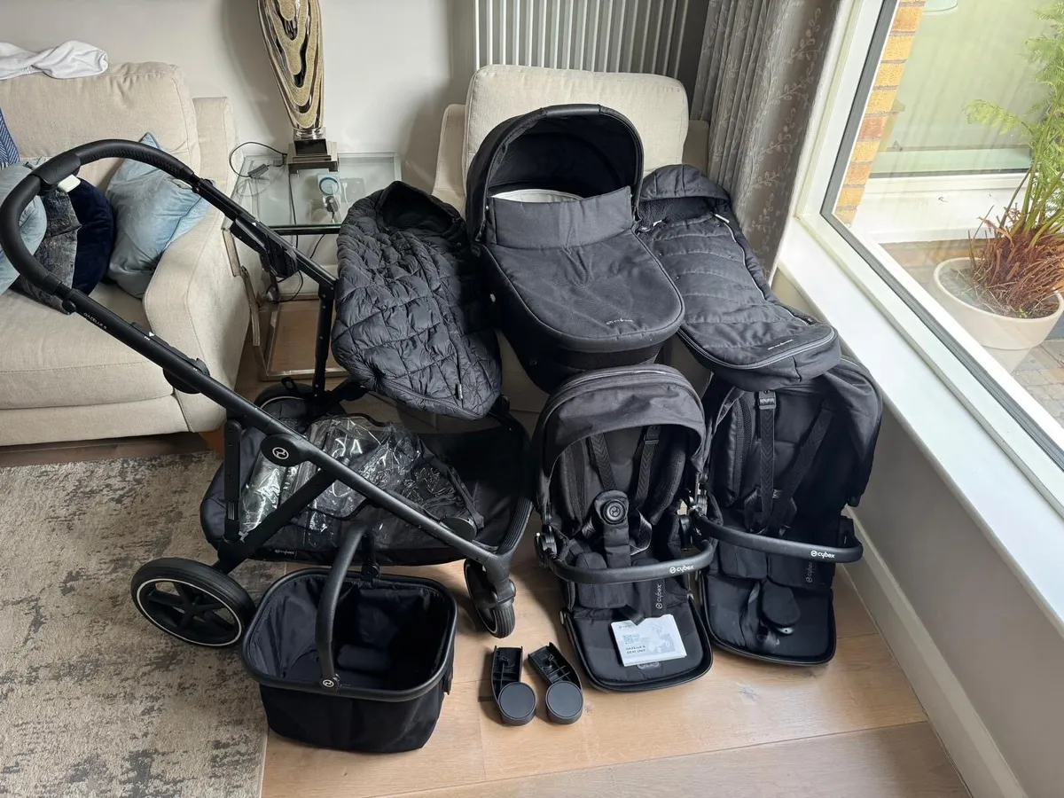 Cybex Gazelle S Twin Pushchair Bundle - Image 1