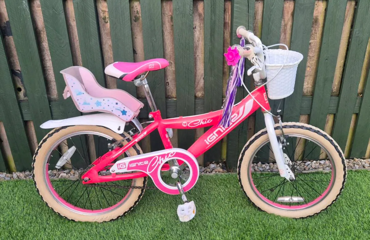 Girls 18 inch Bike - Image 1