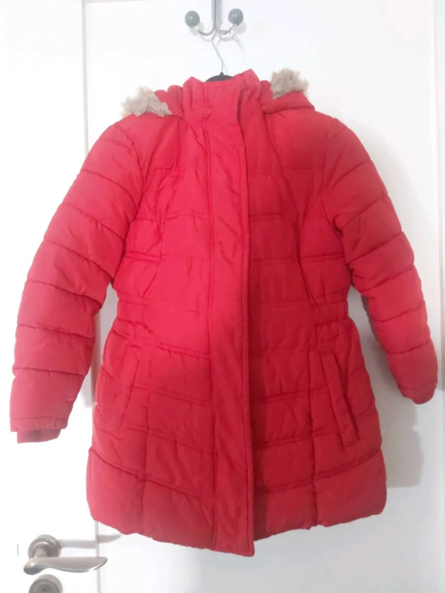 Red Winter Coat - Image 1
