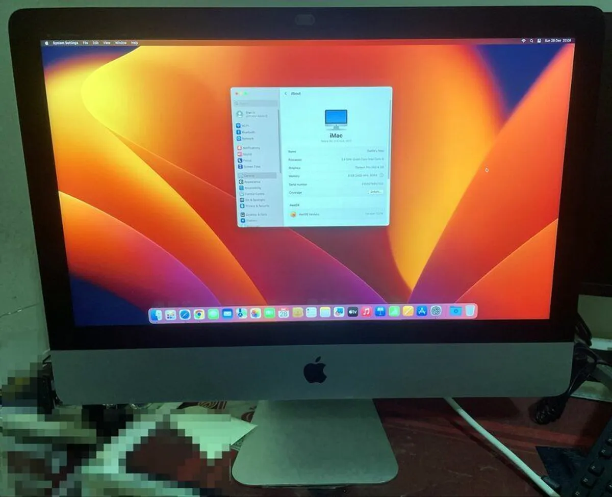 2017 iMac 21.5" 4K Retina – Core i5 3.4GHz – 16GB - Image 1