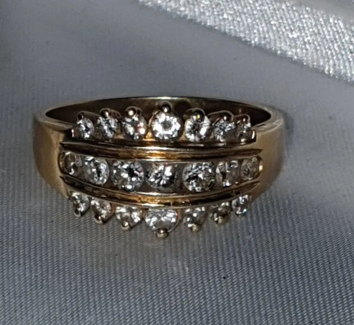 Vintage 18ct Gold & Diamond Ring - Image 4