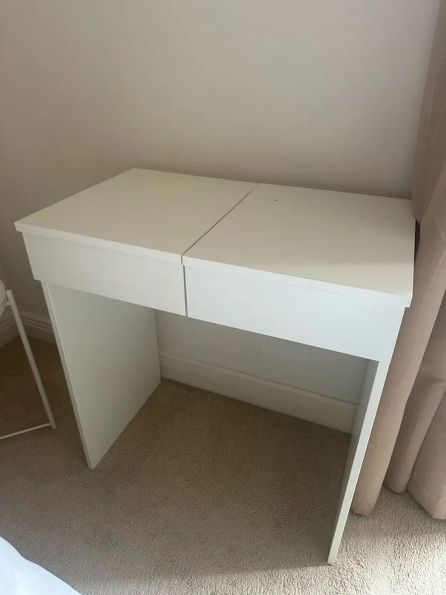 Ikea white dressing table - Image 1
