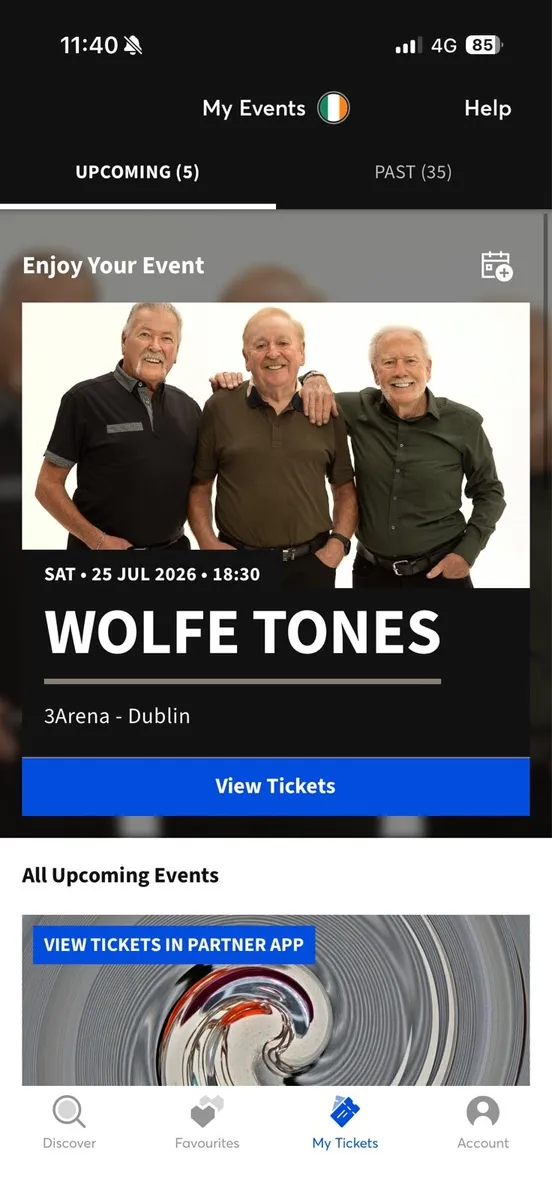 Wolfe Tones Tickets - Image 1
