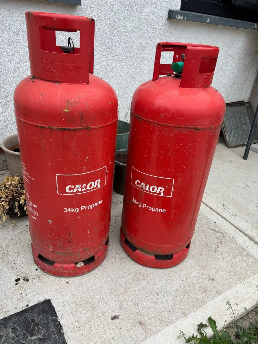 2 x Gas cylinder 1.5 full - Image 1
