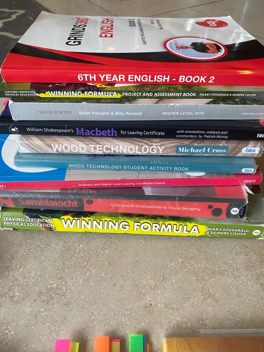 Leaving cert books - Image 1