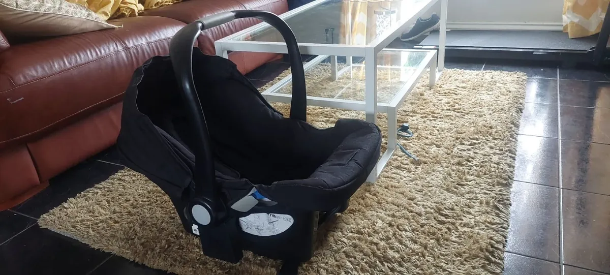 Baby stroller with car seat and toddler stand - Image 4