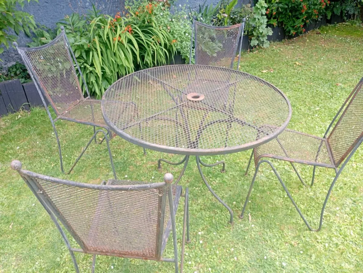 Cast Iron Patio Set - Image 2