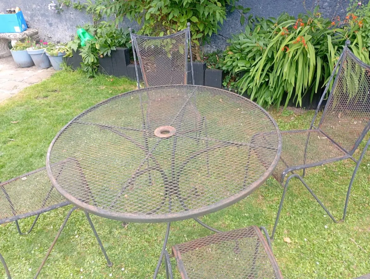 Cast Iron Patio Set - Image 4