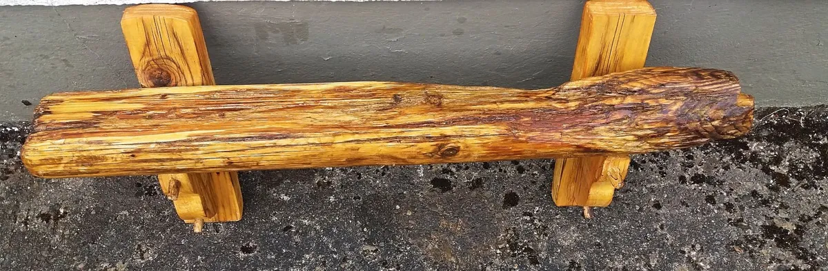 NEW Driftwood Stove Mantle / floating shelf - Image 2