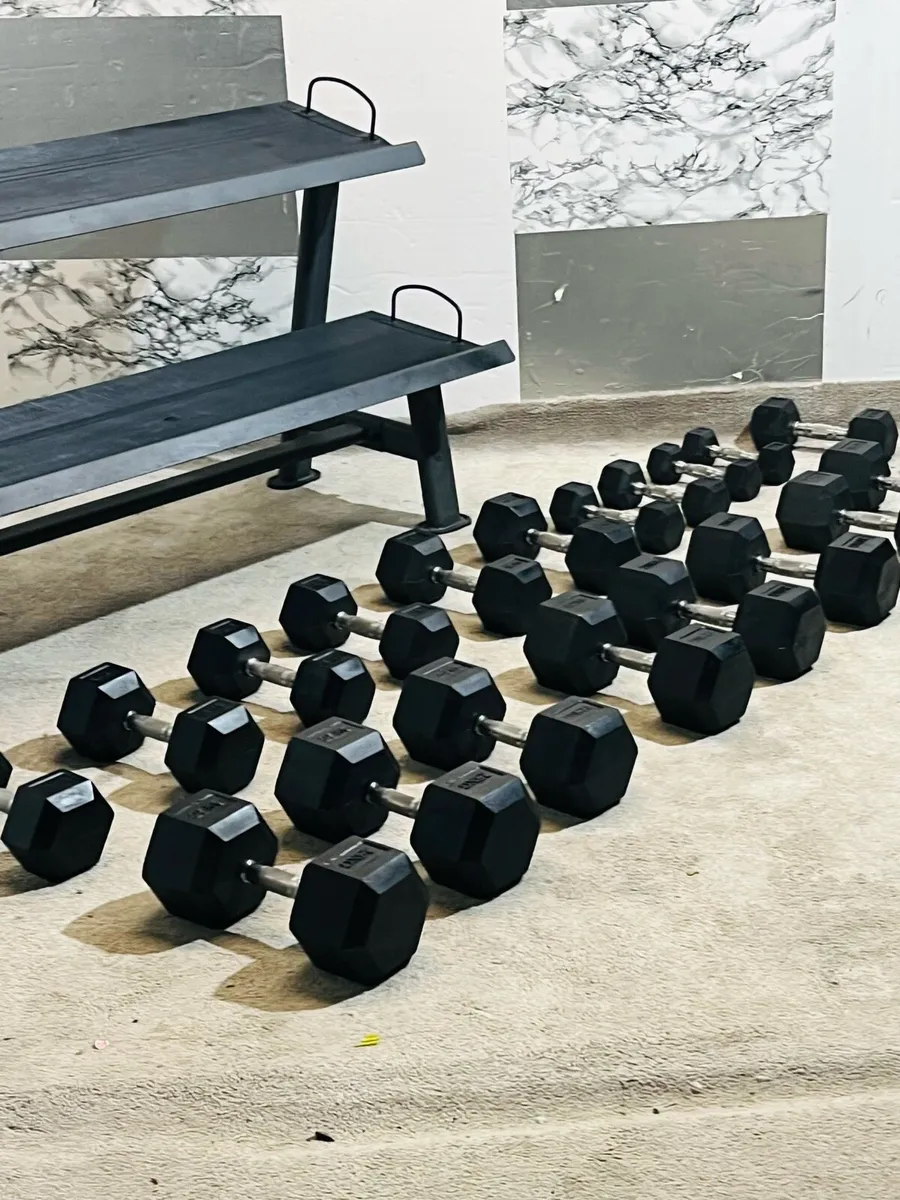 HEX DUMBBELLS WITH RACK - Image 2