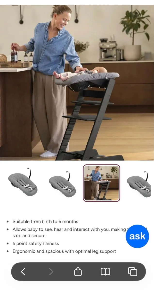 Stokke Newborn Set - Anthracite Grey - Image 4