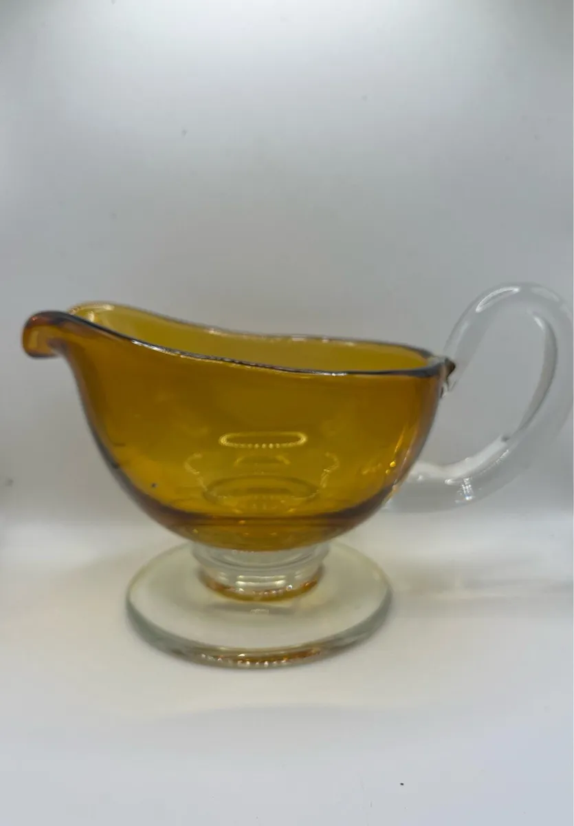 vintage Williams Sonoma Amber glass - Image 2