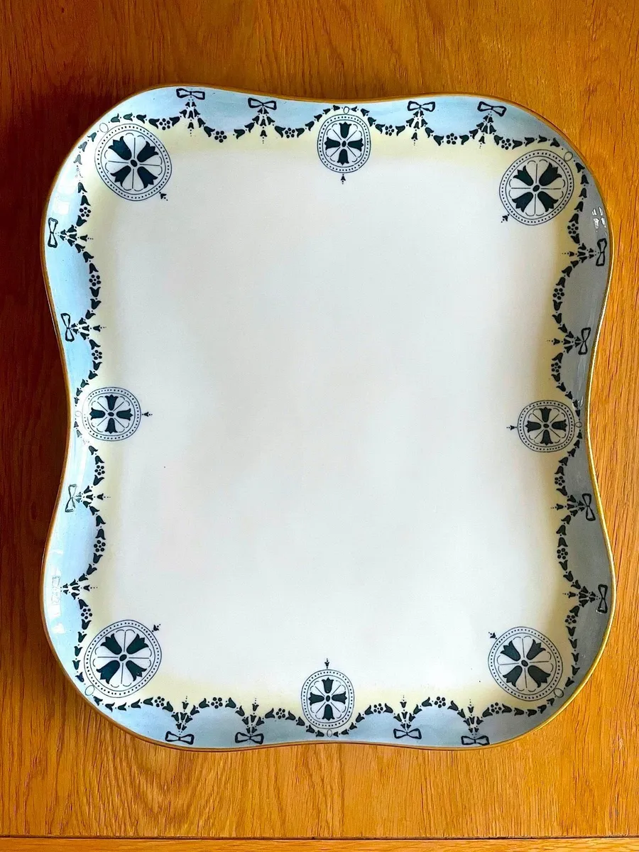 Antique Porcelain Large Rectangular Platter - Image 2