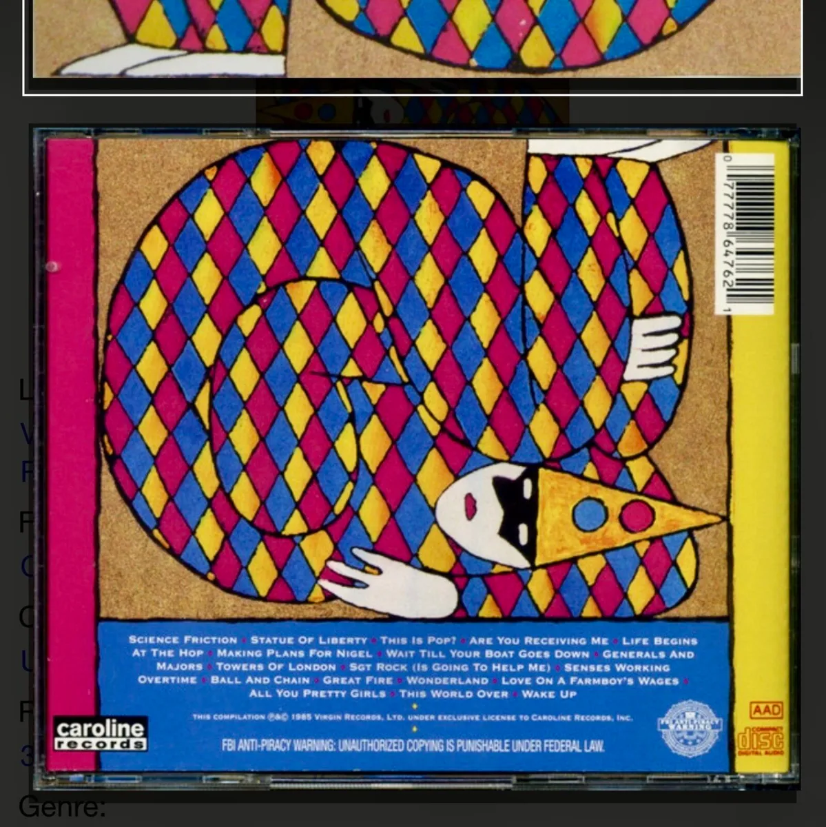 The compact XTC CD - Image 2