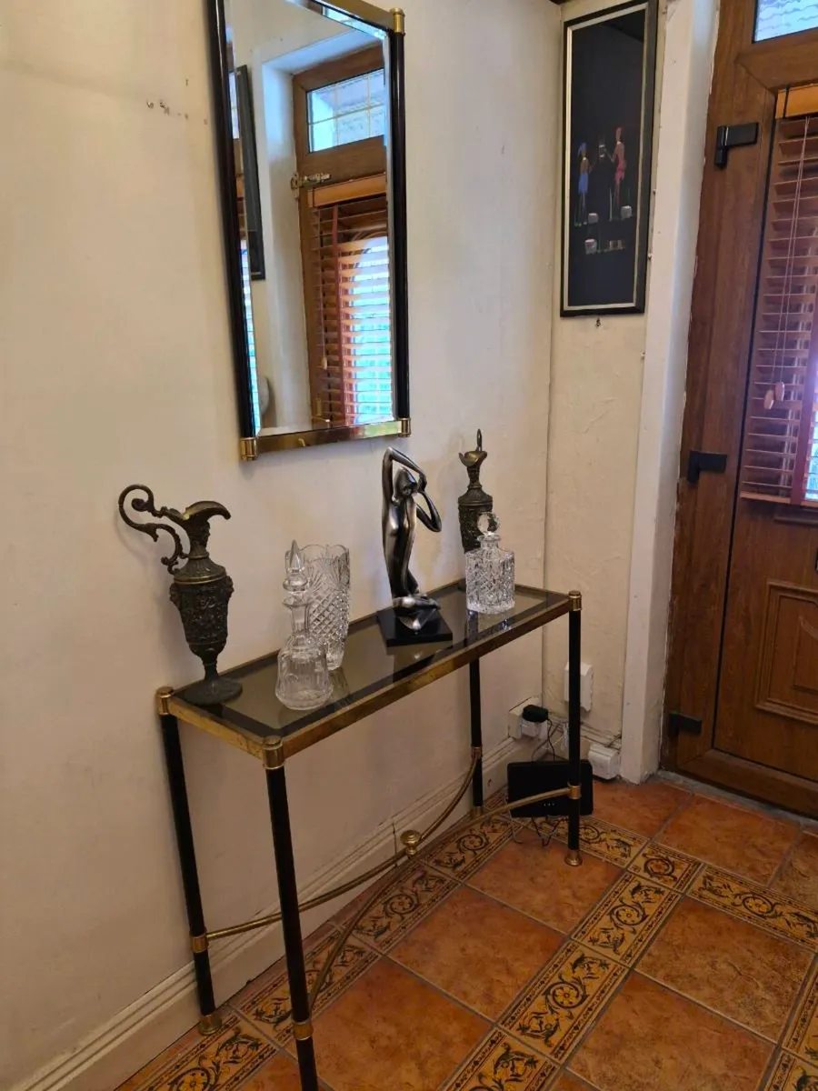 Console Table and Mirror - Image 2