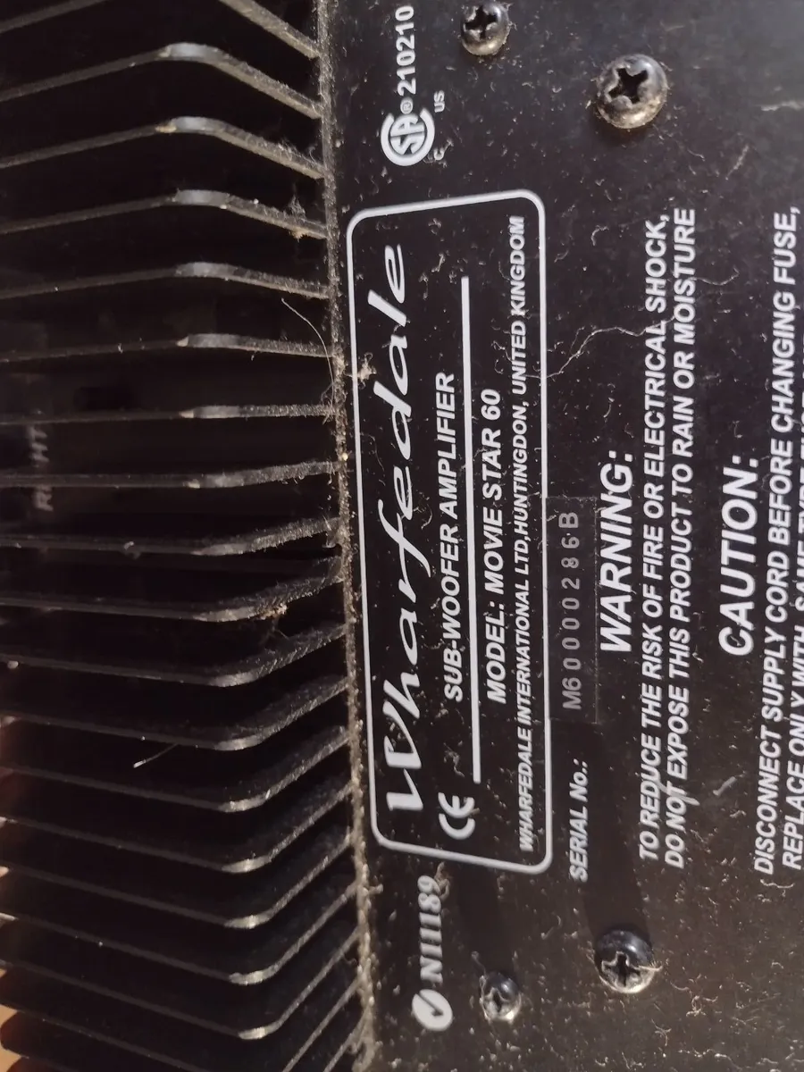 Heavy antique wooden wharfedale amplifier - Image 3