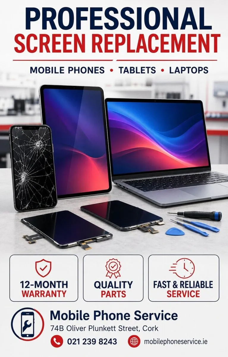 Mobile Phone Tablet Laptop Screen Repair Service