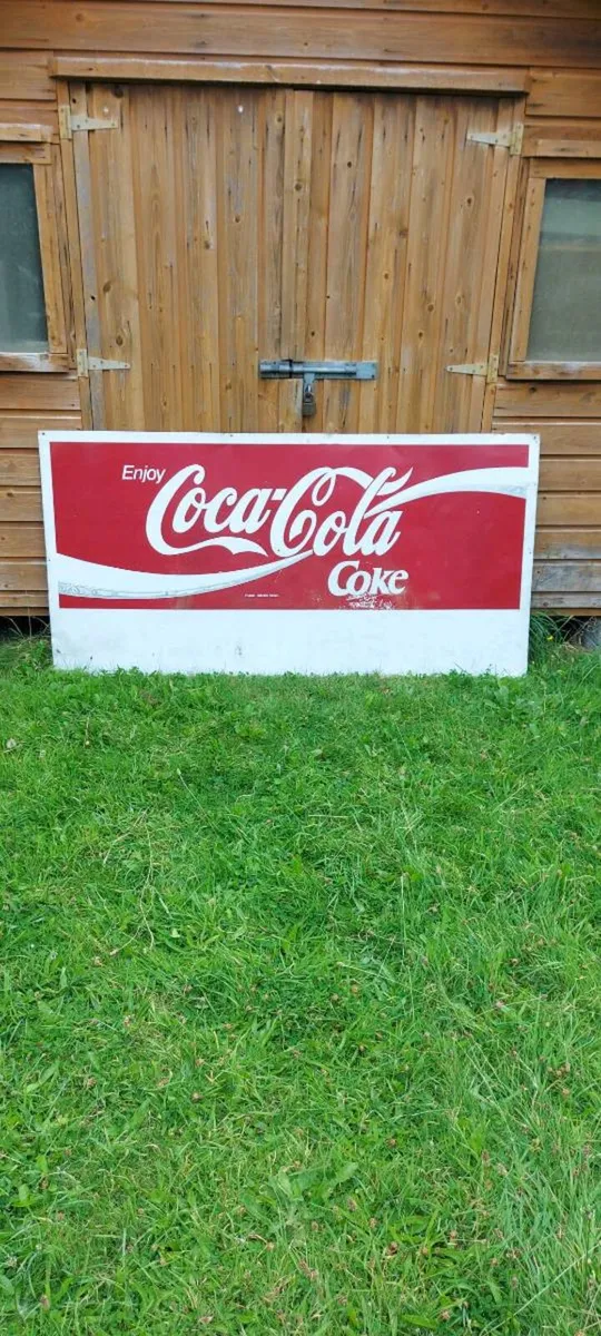 Rare vintage classic Coca Cola Sign - Image 1