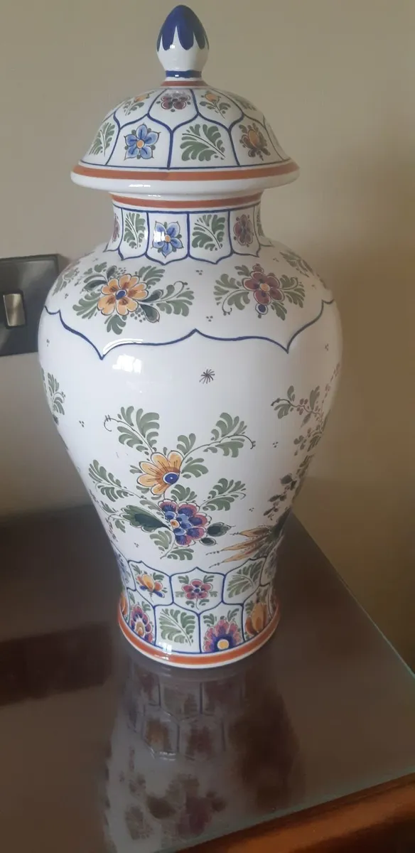 Vintage handpainted Delft ginger jar - Image 4