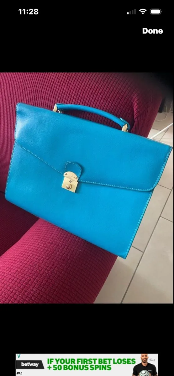 Laurige Leather Briefcase - Image 1