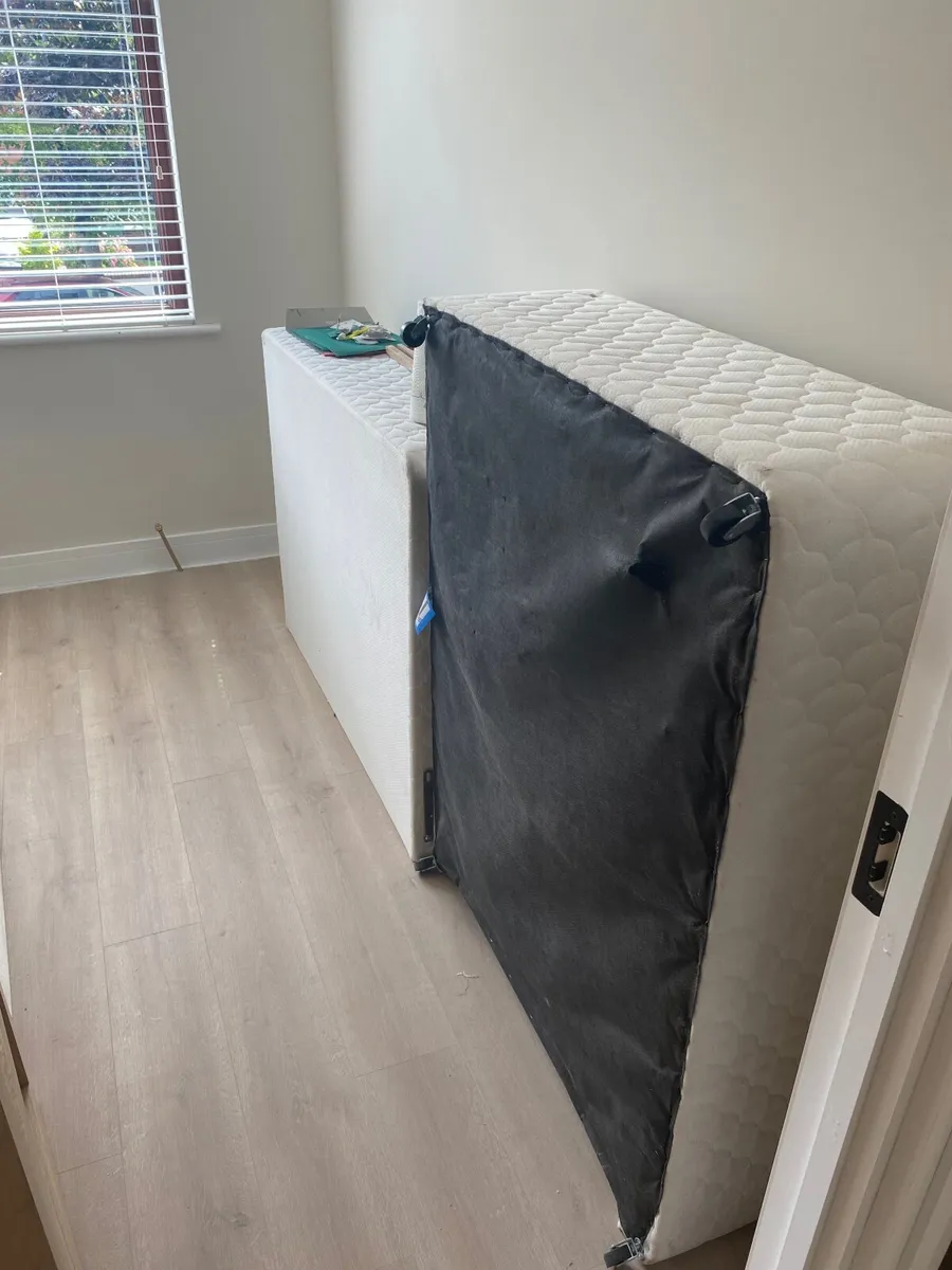 Small double bed frame and mattress - Image 1