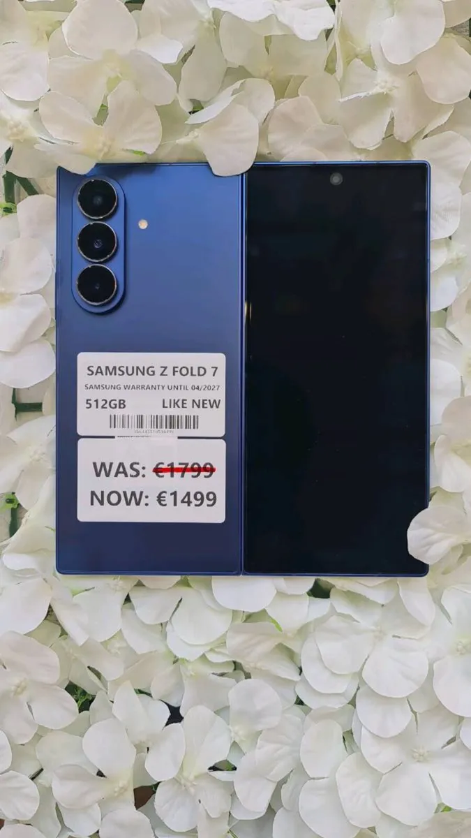 Samsung Z Fold 7 512GB 2 Years  Samsung warranty - Image 1