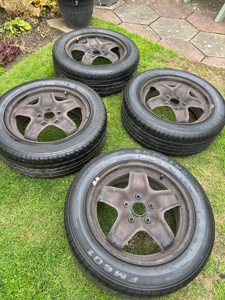 Steel Wheels with Tyres - Set of 4 - 205/55R16 - Image 1