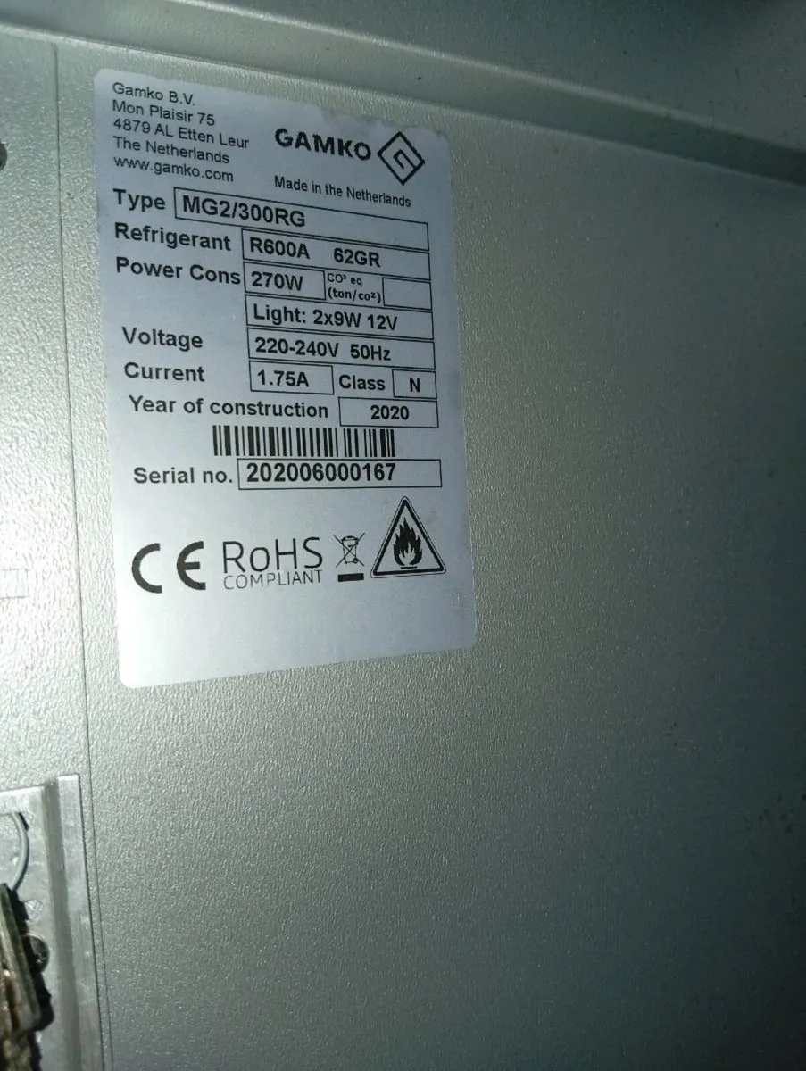 Gamko Mg3/300 Bar Fridge - Image 2