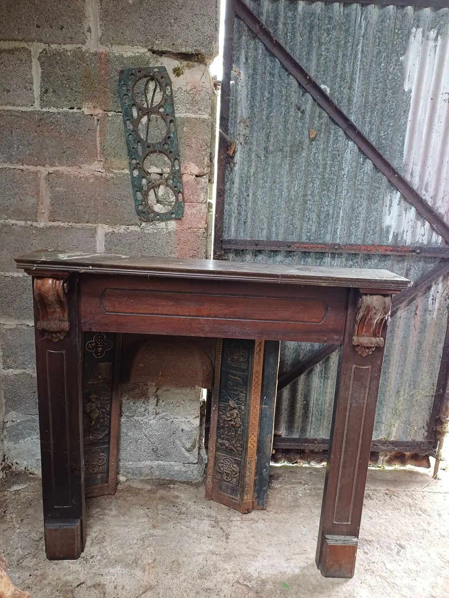 Mahogany fireplace - Image 2