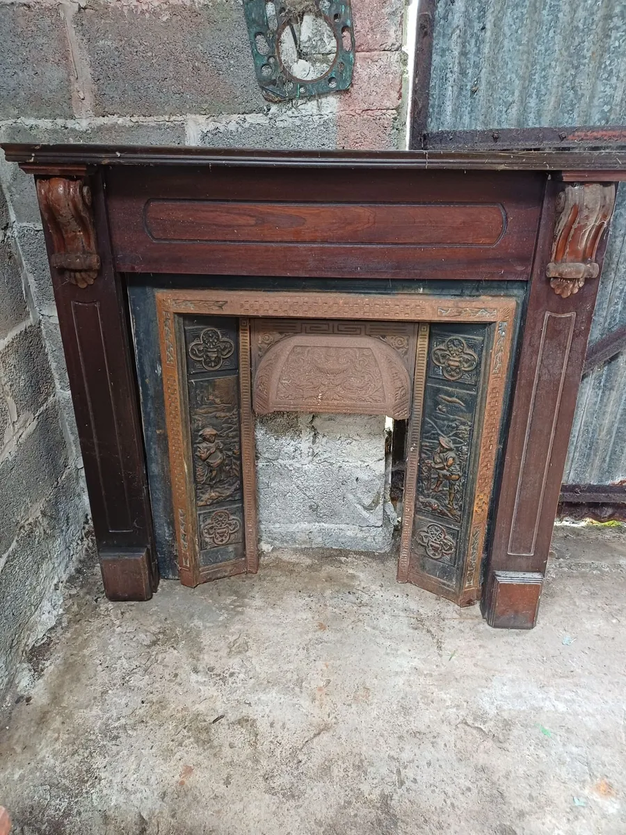 Mahogany fireplace - Image 1