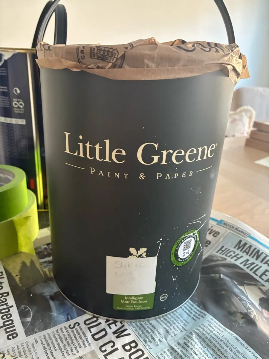 Little Greene 2 x 5L paint (unused) - Image 1