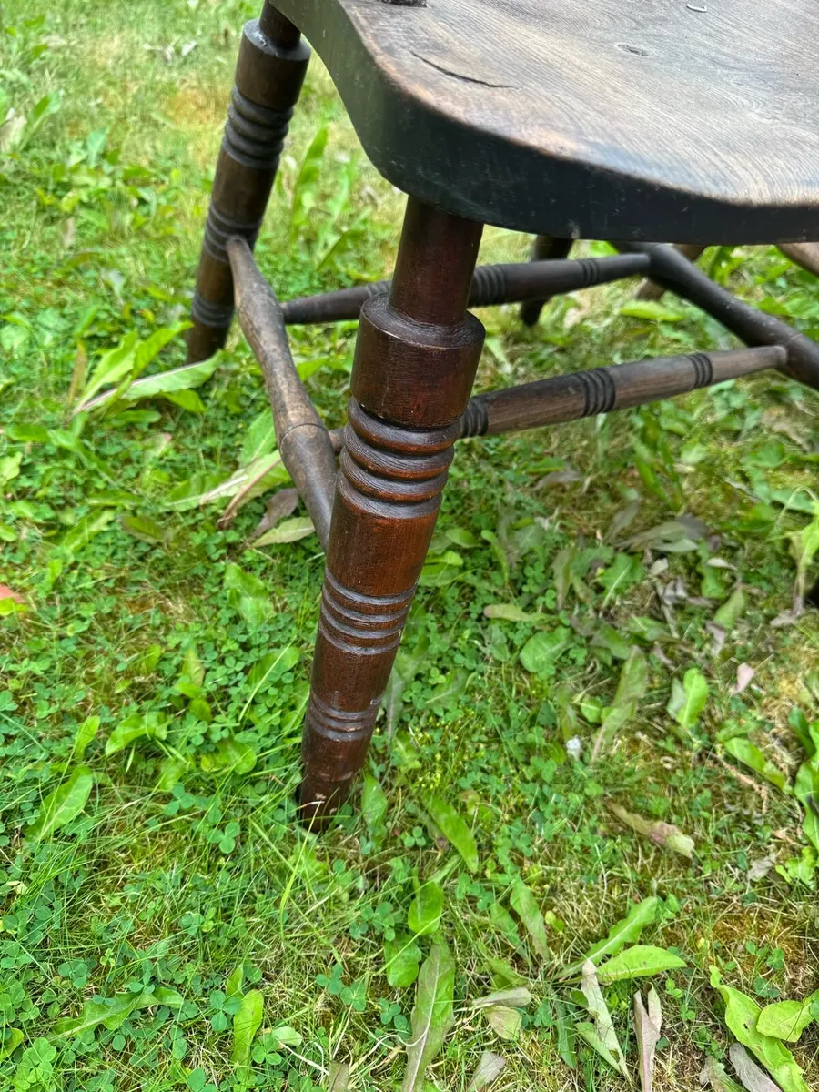 1920’s smokers Antique chairs pair - Image 2
