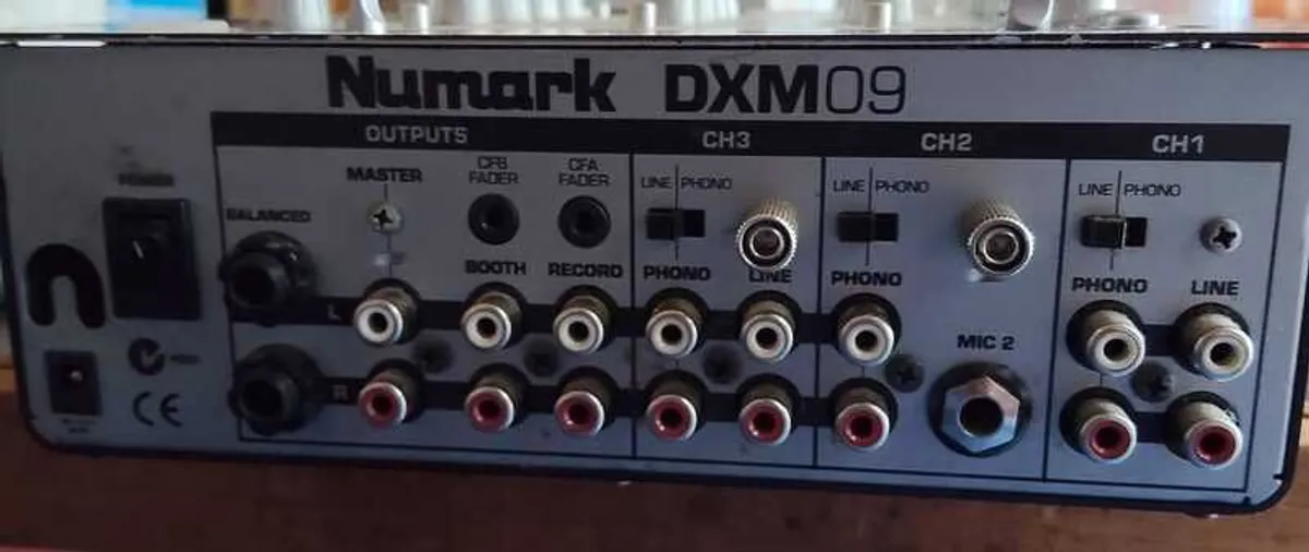 Numark DXM09 3 Channel Digital DJ Mixer Untested - Image 2