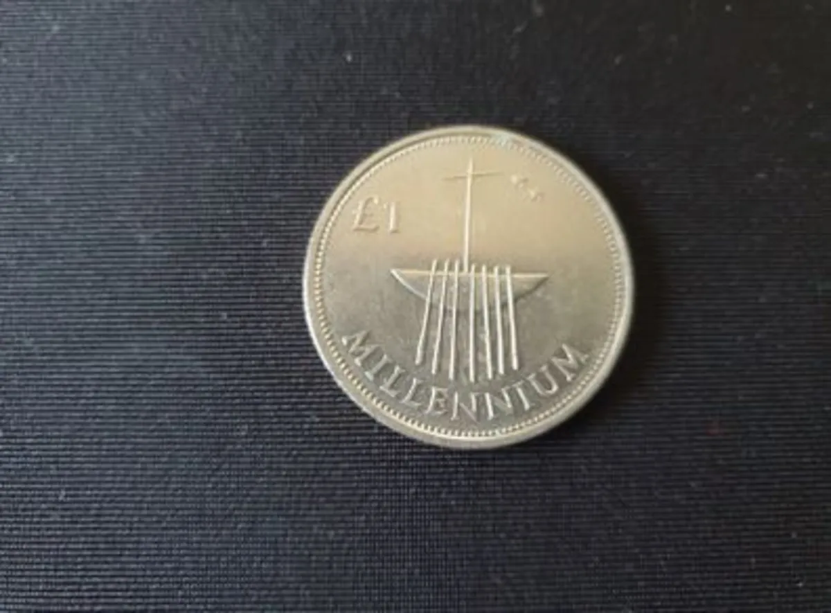 Irish 1 Punt Millennium Coin