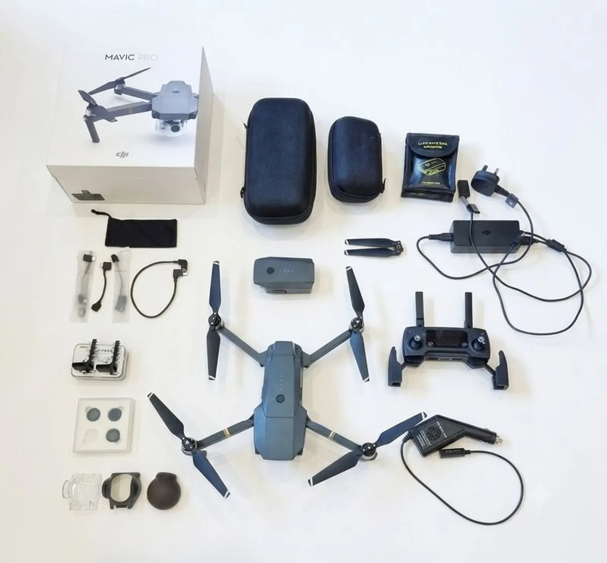 DJI Mavic Pro Drone + Extras - Image 1