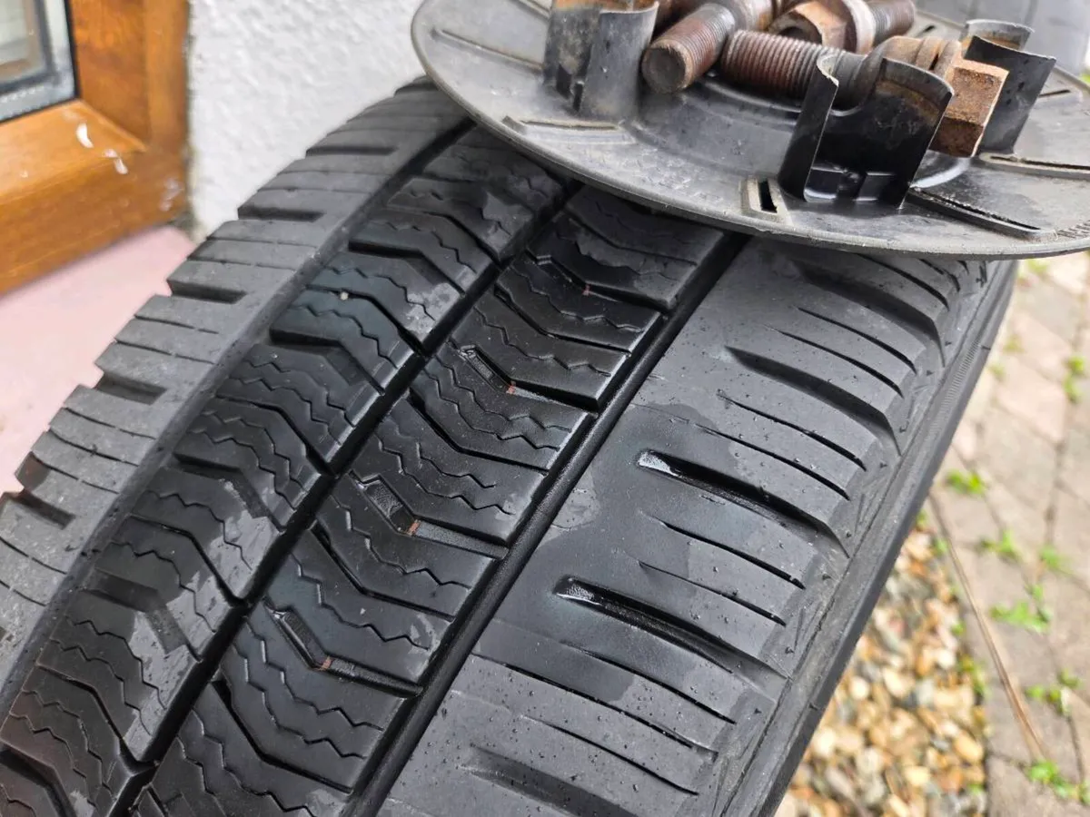 VW T6 R16 steelie wheels & tyres - Image 4