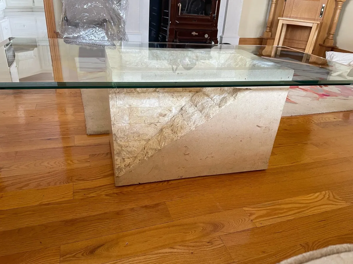 Glass coffee table - Image 3
