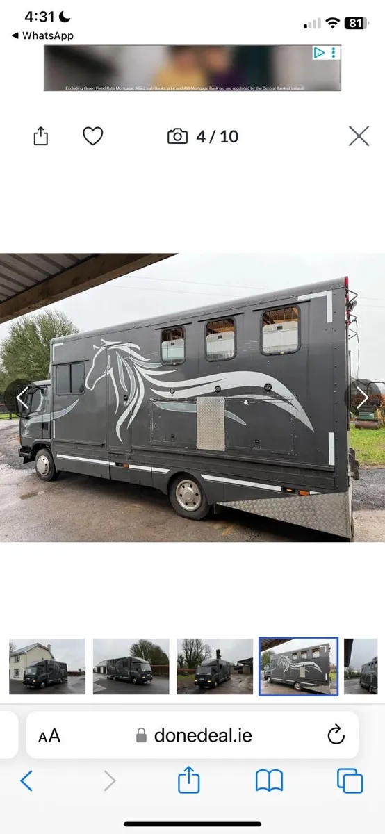 Leyland daf horse lorry 45 1999 - Image 1