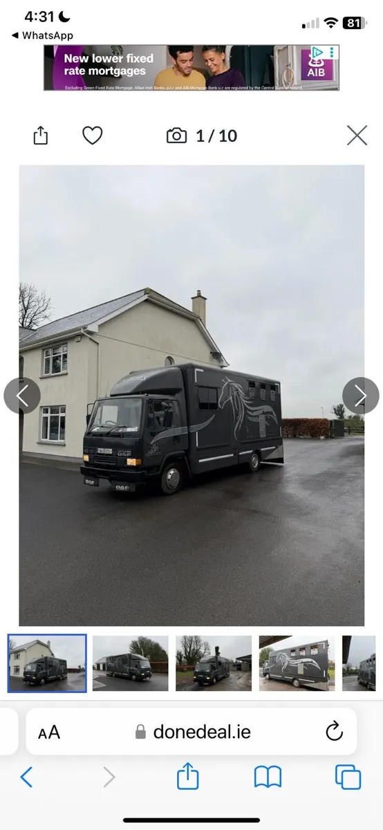 Leyland daf horse lorry 45 1999 - Image 2