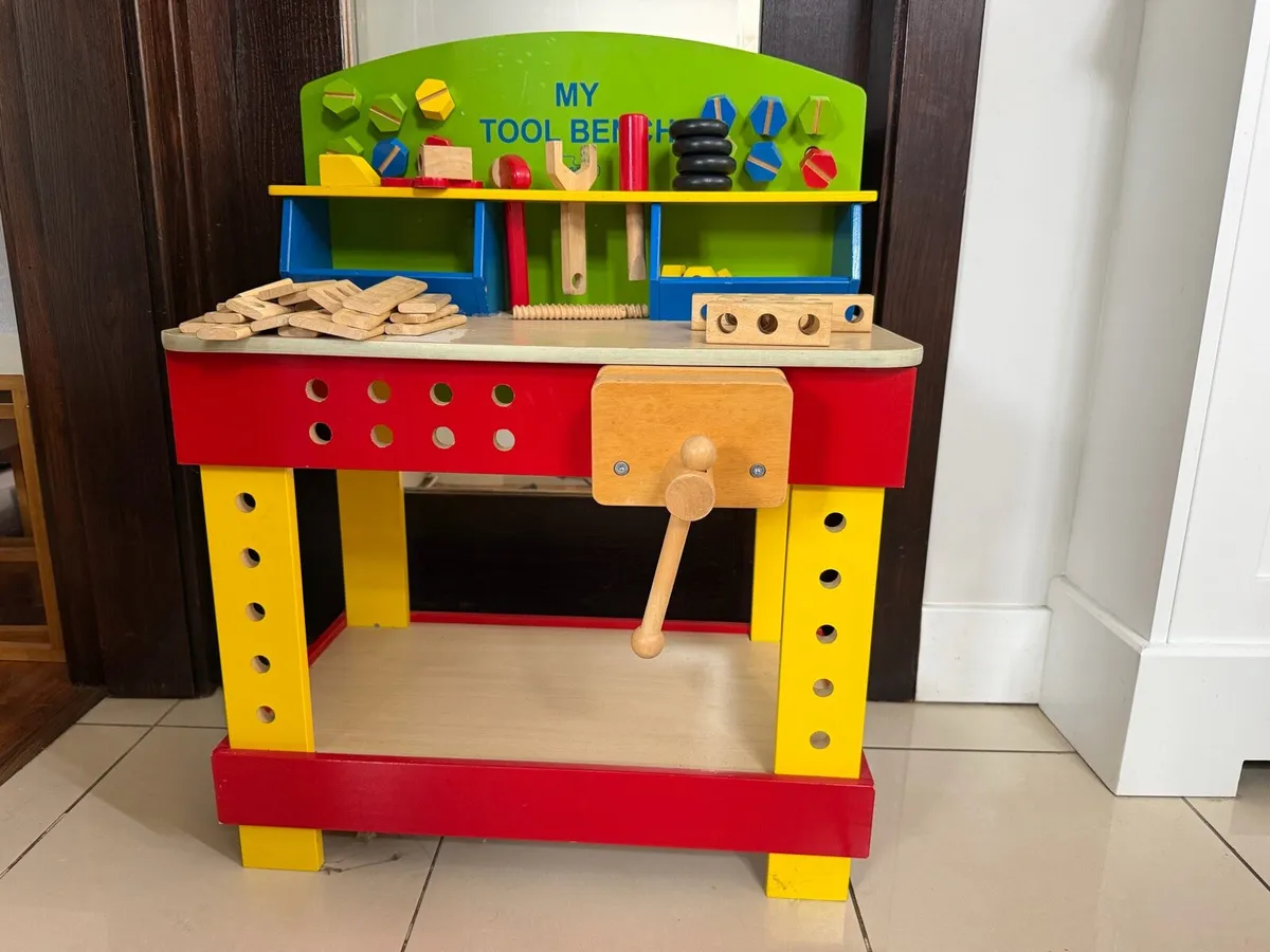 Wooden Toy Tool Bench - Image 1