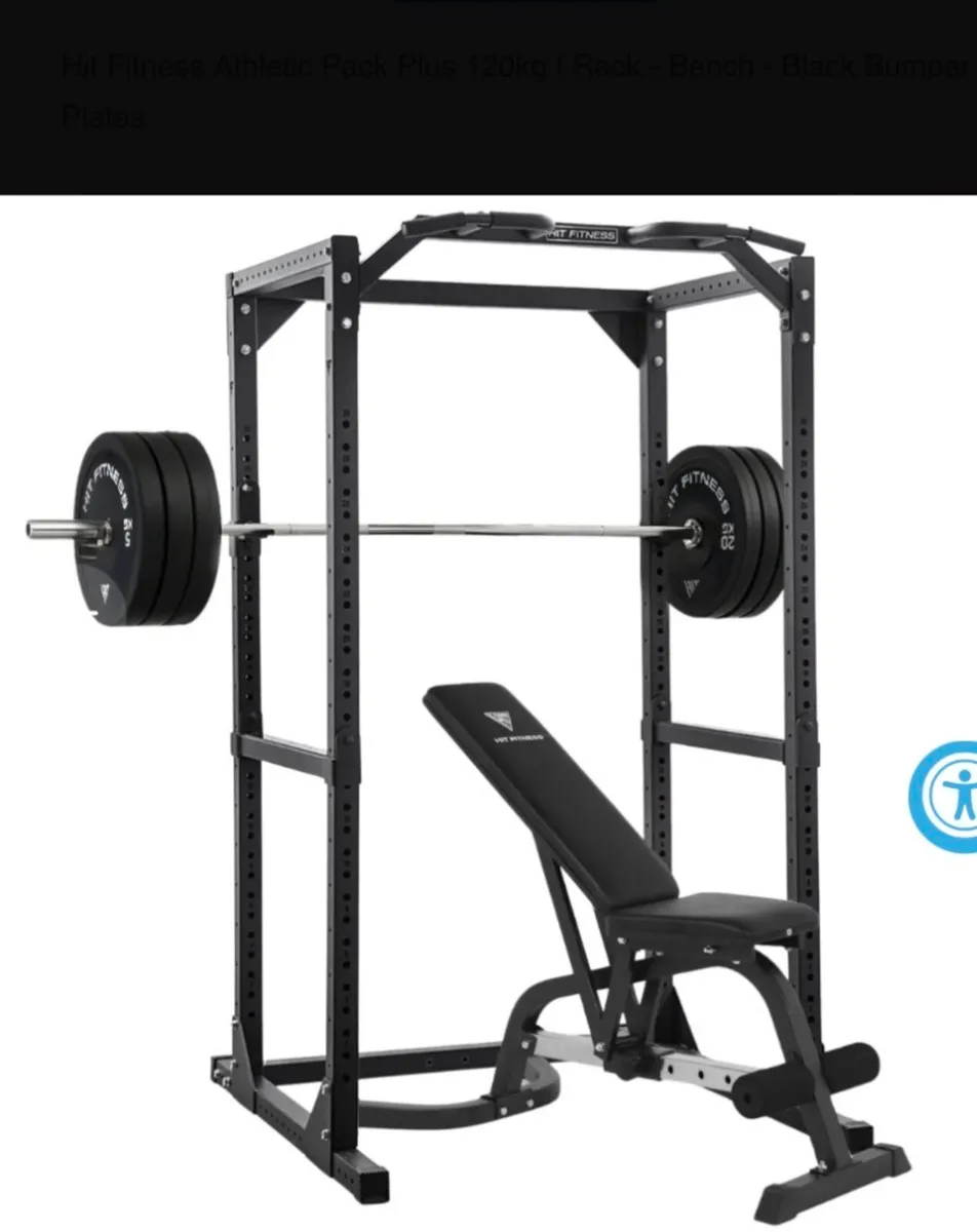 Hit Fitness power rack, bench… - Image 1
