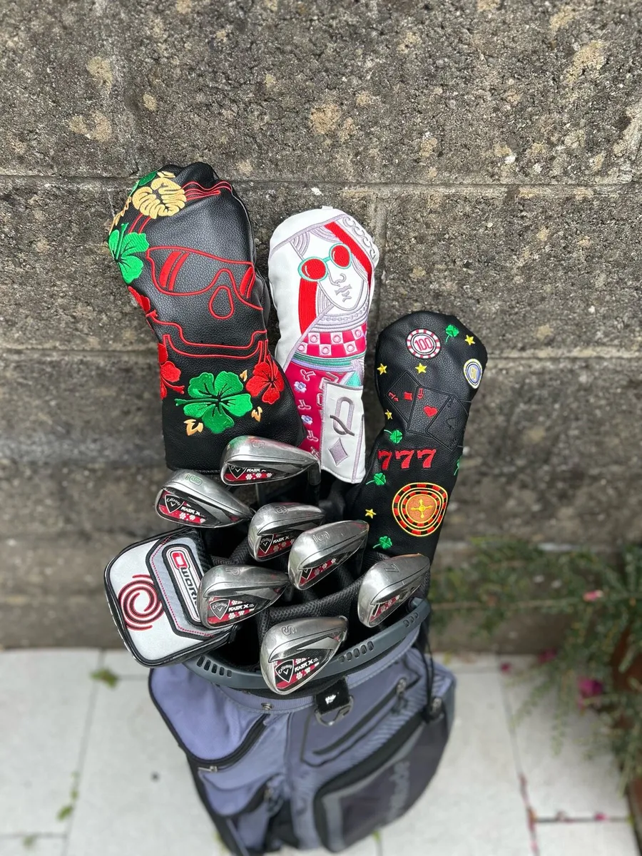 Full set of ladies callaway and Taylormade clubs - Image 2
