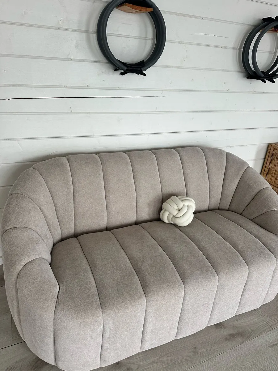 2-Seater Sofa (Beige) - Image 4