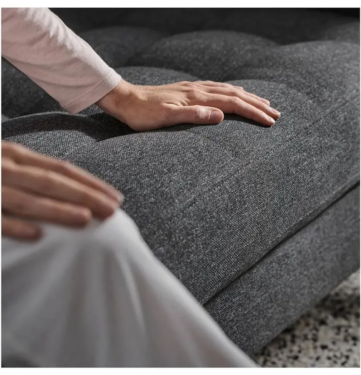 IKEA Landskrona 3 seat sofa bed Gunnared dark grey brand new - Image 4