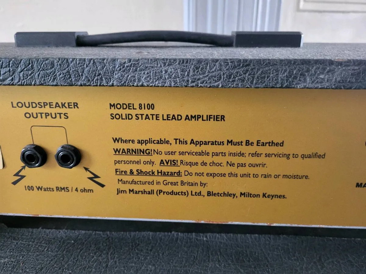 Marshall amp - Image 1
