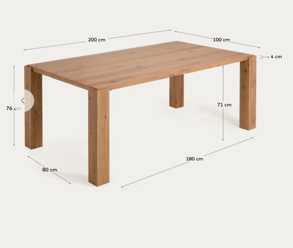 Dinning Table & 4 matching chairs - Image 1