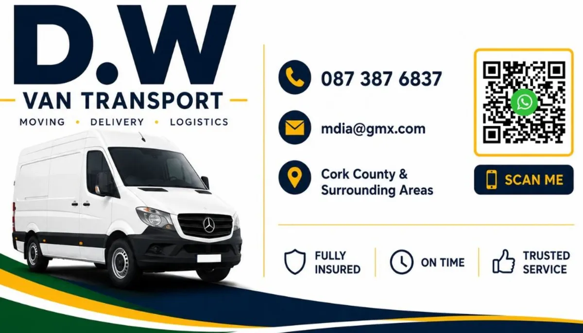 Man with a Van | Cork & Waterford → Across Ireland - Image 1