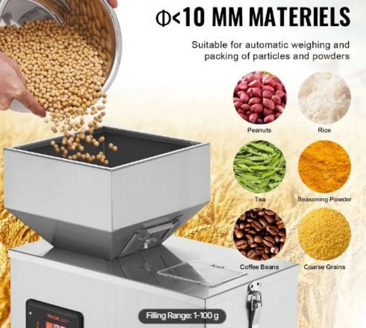 Powder Filling Machine, 0.002-0.22lbs/1-100g - Image 2