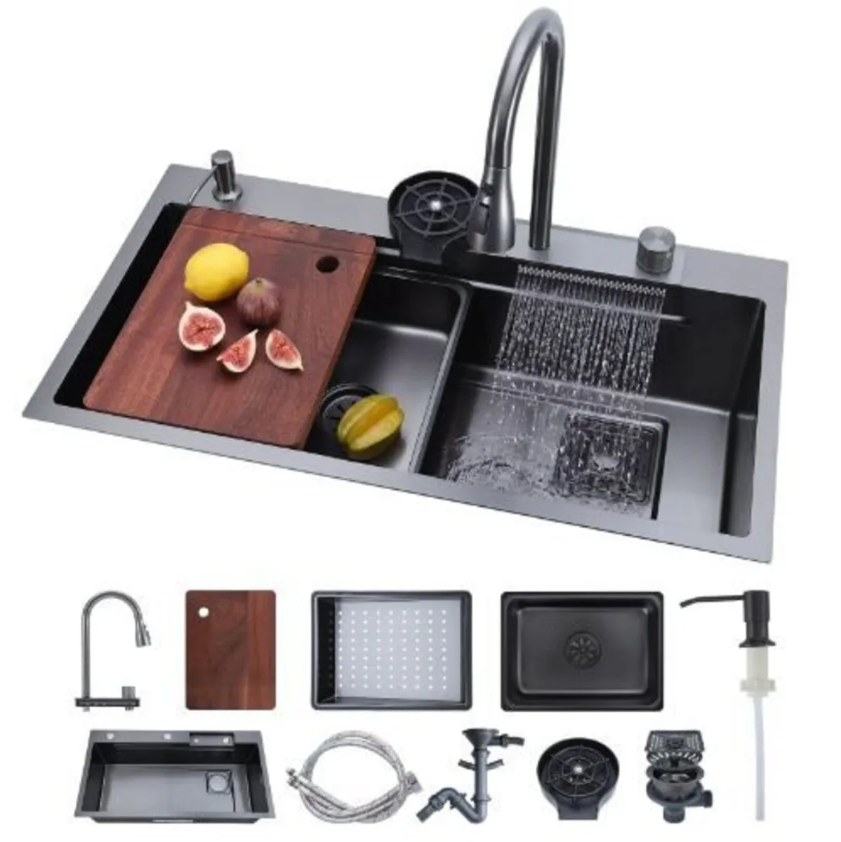 85cm Kitchen Top Mount Single Bowl - Image 4